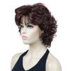 Natural Look Short Curly Auburn Mix Full Synthetic Wig For Women view 4