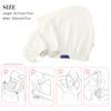 UTJZIB Hair Towel Wrap 2 Pack for Women,Super Absorbent Ant Cloth Fabric Hair Drying Turban Towel, Quick Dry Hair Towels with Buttons for Long Wet Curly Hair(Cream) view 3