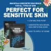 3lb Hard Wax Beads Bulk, Hypoallergenic Brazilian Waxing Bead, Unscented Sensitive Skin Stripless Wax Pellets, Coarse & Fine Hair Removal Wax Refill for Body, Face, Bikini Line, Underarm, Chest, Legs view 3