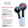 ZAQ Stainless Steel Ice Globes for Face and Eye (Silver), Durable Cryo Globes Use to Reduce Puffiness, Tighten Pores and Sinus Relief, Face Globes for Facial Massages and Daily Beauty Routines view 3