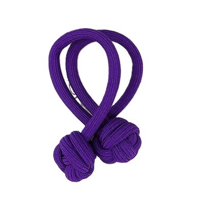 Belle G 2 x Hair Scrunchies, High Ponytail Hair Band, Elastic Rubber Hair Bobble, Hair Tie (Purple)
