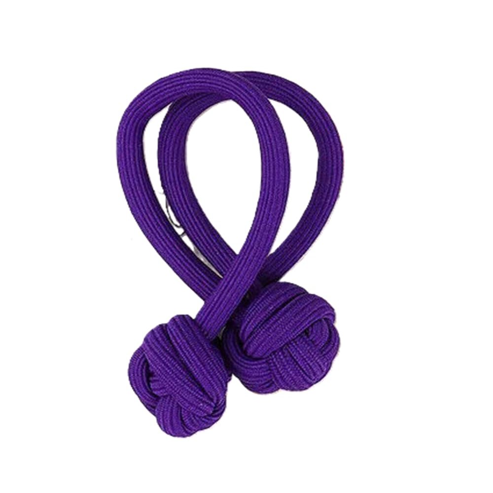 Belle G 2 x Hair Scrunchies, High Ponytail Hair Band, Elastic Rubber Hair Bobble, Hair Tie (Purple)