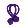 Belle G 2 x Hair Scrunchies, High Ponytail Hair Band, Elastic Rubber Hair Bobble, Hair Tie (Purple) view 1
