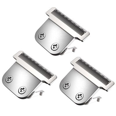 3 Pack T-Blade Detachable 40mm Replacement blades Compatible with Wahl Trimmers 9864/9864SS/9686/9818A/9854L/9876L/9854 etcMade of Stainless Steel Blades