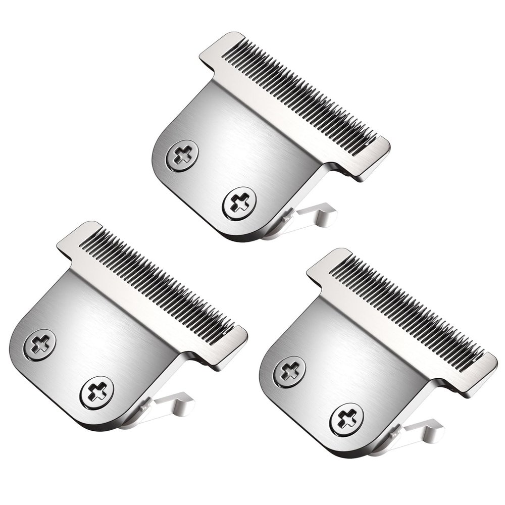 3 Pack T-Blade Detachable 40mm Replacement blades Compatible with Wahl Trimmers 9864/9864SS/9686/9818A/9854L/9876L/9854 etcMade of Stainless Steel Blades