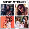 Face Body Paint Set, Halloween Makeup, 6 Colors Face Body Paint + Washable Fake Blood + White Cream, Face Paint SFX Makeup Kit, Face Painting Kit for Halloween Zombie Skeleton Cosplay Clown view 2