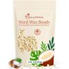 Mallowwax Hard Wax Beads, 1lb Cream Wax Beans for Hair Removal, Waxing Beads Refill for Bikini, Armpit, Arms, Back, Chest, Legs, Suitable for Home Waxing for Women Men view 1