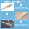 COMNICO Nasal Hair Cutter with Ear Picker, 3 Pcs Double Sided Nose Trimmer 2-in-1 Manual Nasal Hair Razor Cutter for Women & Men view 2