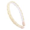 Oplira Braided Headband With Teeth Braids Hairband With Tooth Synthetic Hair Band Plaited Hairband For Women (Light Blonde-0.6 inches) view 1