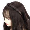 Oplira Braided Headband With Teeth Braids Hairband With Tooth Synthetic Hair Band Plaited Hairband For Women (Light Blonde-0.6 inches) view 4