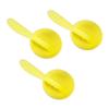 3 Sets Rubber Facial Mask Mixing Bowl With Plastic Spatula Facemask Bowl Mud Mask Mixing Bowl DIY Skin Care Mixing Tool Kit for Lady Women Home Beauty Salon Use, Yellow view 1