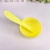 3 Sets Rubber Facial Mask Mixing Bowl With Plastic Spatula Facemask Bowl Mud Mask Mixing Bowl DIY Skin Care Mixing Tool Kit for Lady Women Home Beauty Salon Use, Yellow view 2