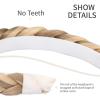 Oplira Braided Headband With Teeth Braids Hairband With Tooth Synthetic Hair Band Plaited Hairband For Women (Buttered Toast-0.6 inches) view 4