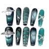 Long Handmade Wearing Nails, Black Press Manicure, Detachable Fake Nails(L) view 3