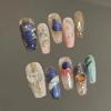 Hand worn nail enhancement patches and fake nails(S) view 2