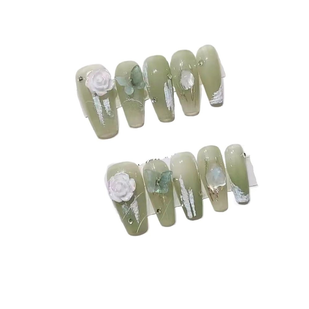 Reusable Handmade Nail Patch for Nail Beauty - False Nail(L)