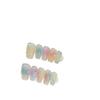 ZIIVIEVS Colorful Handmade Wearing Nail Art Patches, Fake Nails, Detachable Nail Art(XS), 1 Count (Pack of 1) view 1