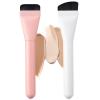 2pcs Face Spatula, Super Thin Blade Makeup Flat Foundation Brush, Premium Face Korean Makeup Brush for Blending Cream, Thin Foundation Brush Makeup Tool Face Foundation Flat Brush view 1