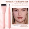 2pcs Face Spatula, Super Thin Blade Makeup Flat Foundation Brush, Premium Face Korean Makeup Brush for Blending Cream, Thin Foundation Brush Makeup Tool Face Foundation Flat Brush view 2