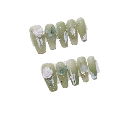 Reusable Handmade Nail Patch for Nail Beauty - False Nail(M)