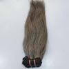 Generic Grey Human Hair Straight Weave Bundles, 100 Grams, Pack of 1, Natural Grey Silver and Black Salt and Pepper Extensions, Indian Human Hair (Normal Grey 50% Black 50% Grey, 18 Inches) view 3