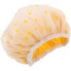 Baluue Extra Shower Cap for Women Double Layer Pe Material Hair Bonnet Breathable and Reusable Hair Cover for Bathing view 1