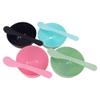 4 Sets Plastic Facial Mask Mixing Bowl with Plastic Spatula Facemask Bowl Mud Mask Mixing Bowl DIY Skin Care Mixing Tool Kit for Lady Women Home Beauty Salon Use, Color Random view 1