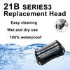 21B Series 3 Electric Shaver Replacement Head Compatible with Braun Series 3 Foil Shaver Replacement Heads 21b 3010s, 3040s,5409,etc for Braun Part 21b view 2