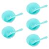5 Sets Plastic Facial Mask Mixing Bowl with Plastic Spatula Facemask Bowl Mud Mask Mixing Bowl DIY Skin Care Mixing Tool Kit for Lady Women Home Beauty Salon Use, Blue view 1