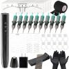 Guapa Portable Tattoo Machine Kit with 3.0mm Stroke Length, Digital LCD Display, for Permanent Makeup, Microblading, Eyeliner, Brows, Lip Blush, and Scalp Micropigmentation (Tattoo set-Black) view 1
