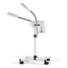BNSNY Professional Facial Steamer on Wheels with 5X Magnifying Light Stand Facial Steamer Portable Height Adjsuatble, White view 2