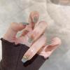 Wearing nail fake nail patch detachable manicure autumn and winter nail patch short nail(Short green,M) view 1