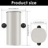 Automatic Rising Makeup Brush Holder Makeup Brushes Organizer Dustproof Cosmetic Brushes Holder with Lid for Vanity Bathroom Office Desktop (Black+Beige) view 2
