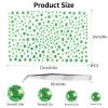 3Sheets Rhinestone Stickers for Crafts Clear Crystal Tweezers Decals Face Gems Pearls for Makeup Stick on Body 3/4/5/6MM Light Green Hair Nails Craft DIY Gems for Nails Makeup Decor 975PCS view 2