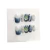 Handmade Nail Wearing and Hand Painted Snow Mountain Winter Short Nail Removable False Nail(S) view 1