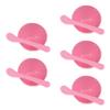 5 Sets Plastic Facial Mask Mixing Bowl with Plastic Spatula Facemask Bowl Mud Mask Mixing Bowl DIY Skin Care Mixing Tool Kit for Lady Women Home Beauty Salon Use, Pink view 1