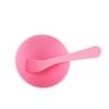 5 Sets Plastic Facial Mask Mixing Bowl with Plastic Spatula Facemask Bowl Mud Mask Mixing Bowl DIY Skin Care Mixing Tool Kit for Lady Women Home Beauty Salon Use, Pink view 2