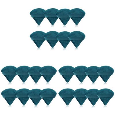 8 Pieces Triangle Powder Puff Face Soft Triangle Makeup Puff Velour Cosmetic Foundation Blender Sponge Beauty Makeup Tools (Pack of 3)