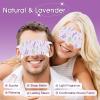 20 Pack Steam Eye Masks for Dry Eyes, Disposable Heated Eye Mask Self Heating Warm Compress for Eyes, Relief Eye Fatigue Hot Sleep Mask for Men Women, Lavender view 2