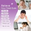 20 Pack Steam Eye Masks for Dry Eyes, Disposable Heated Eye Mask Self Heating Warm Compress for Eyes, Relief Eye Fatigue Hot Sleep Mask for Men Women, Lavender view 3