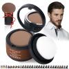 DENGWANG Waver loo Magic Root Cover Up, Waberlo Magic Root Cover Up, 30 Colors Hairline Contouring Shadow Powder with Mirror and Cushion, Can be Used on Hairline, Beard, Eyebrows (#17 Tan brown) view 1