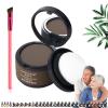 DENGWANG Maycheer Hairline Shadow Powder, Maycheer Hair Shadow, Magic Root Cover Up, 30 Colors Grey Hair Coverage Touch Up, Hair Powder for Gray Hair Coverage with Mirror and Cushion (#29 Smoky Gray) view 1