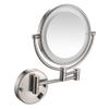 8 inch Led Light Wall Mount Vanity Makeup 1X Magnifying Double Sided Shaving Cosmetic Double Folding Arms Adjustable Wall 214 view 1