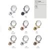8 inch Led Light Wall Mount Vanity Makeup 1X Magnifying Double Sided Shaving Cosmetic Double Folding Arms Adjustable Wall 214 view 3