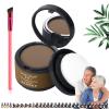 DENGWANG Maycheer Hairline Shadow Powder, Maycheer Hair Shadow, Magic Root Cover Up, 30 Colors Grey Hair Coverage Touch Up, Hair Powder for Gray Hair Coverage with Mirror and Cushion (#28 Dark mocha) view 1