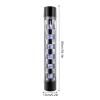 AngelcityCC Barber Pole Black White LED Light, 34 in Traditional Barber Shop Rotating Light Sign Light Box Rainproof Hairdressing Salon Wall Lamp view 3