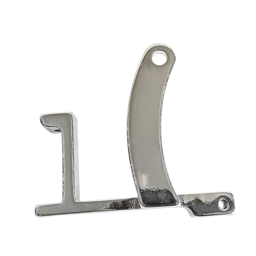 1PC Chrome Plated 1018 Low Carbon Steel Iron Tattoo Machine Frame with Brass Binding Post US 8-32 Thread Fit 1.25INCH Coil FIEP-14