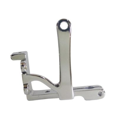 1PC Chrome Plated 1018 Low Carbon Steel Iron Tattoo Machine Frame with Brass Binding Post US 8-32 Thread Fit 1.25INCH Coil FIEPH-01