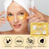 BliBling 30 Pairs Lip Masks & Eye Masks, 24K Gold Gel Under Eye Patches for Puffy Eyes, Nourishing Collagen Crystal Lip & Eye Mask Set for Girls, Skincare, Bulk Gifts for Women Men, Stocking Stuffers view 3
