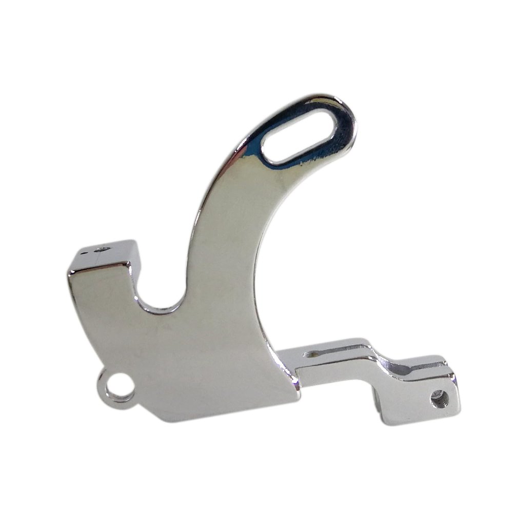 1PC Chrome Plated 1018 Low Carbon Steel Iron Shorty Tattoo Machine Frame with Brass Binding Post US 8-32 Thread Fit 25mm Coil FIEPS-01